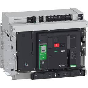 circuit breaker basic frame, Masterpact MTZ2 25H1b, 2500 A, 85 kA at 415 VAC 50/60 Hz, 4P, drawout, without Micrologic ref. LV86