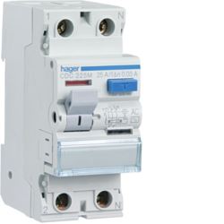 Comprar Interruptor diferencial tipo AC, 2P, 25A, 30mA Hager ref.CDC225M | Precio: 100,58125€