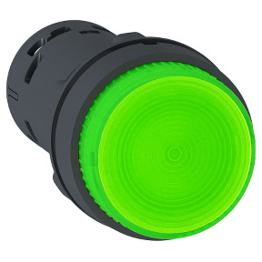 Pulsador luminoso - Lámpara- Pestillo -1NO - Verde - 230v ref. XB7NJ0361 Schneider Electric [PLAZO 3-6 SEMANAS]