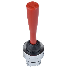 red joystick controller head Ø22 omnidirectional spring return ref. ZB4BB4 Schneider Electric [PLAZO 3-6 SEMANAS]