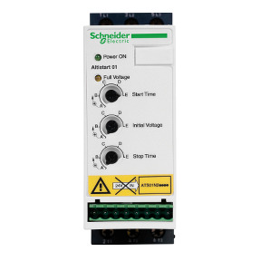ud arranque suave-parad suave - ATS-01 - 1,1 kW 1,5 HP - 6 A - 200-240 V 3 fases ref. ATS01N206LU Schneider Electric [PLAZO 8-15