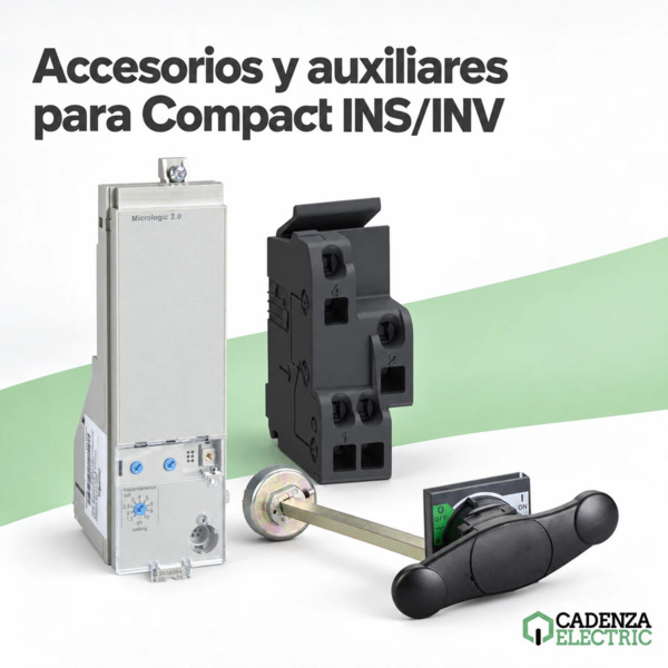 Accesorios y auxiliares para Compact INS/INV de Schneider Electric al mejor precio | Cadenza Electric Accesorios y auxiliares para Compact INS/INV