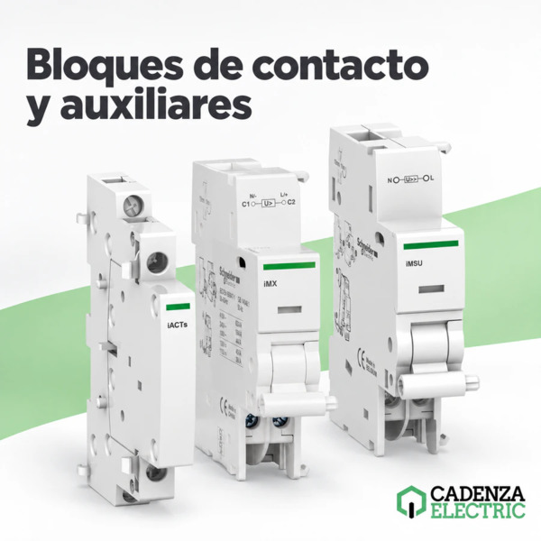 Bloques de contacto y auxiliares