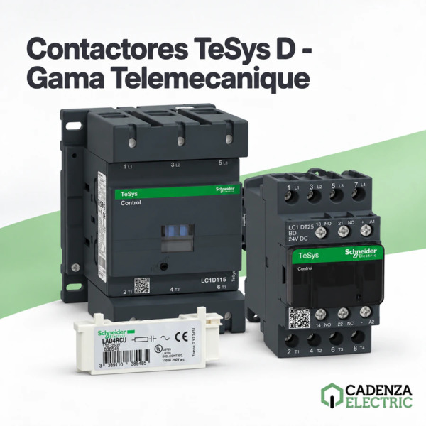 Contactores TeSys D - Gama Telemecanique