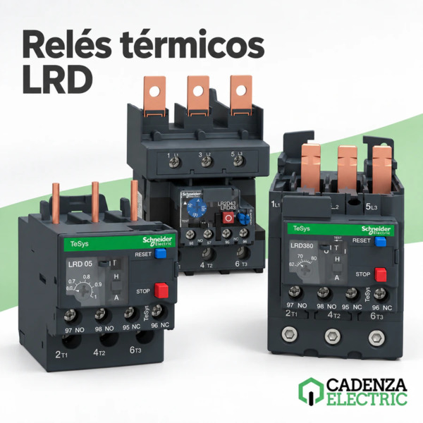 Relés térmicos LRD de sin numero de polos