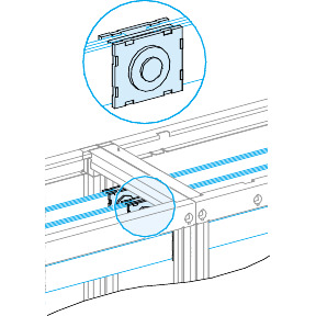 1 empalme para barras horizontales, ancho 50/60 mm ref. 4640 Schneider Electric [PLAZO 3-6 SEMANAS]