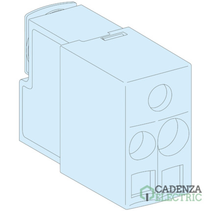 Compra 12 Bornas derivacion Linergy BW 6/10mm2 ref. LVS04151 Schneider Electric al mejor precio | Cadenza Electric