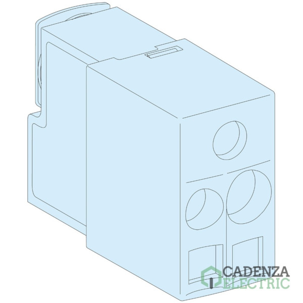12 Bornas derivacion Linergy BW 6/10mm2 ref. LVS04151 Schneider Electric