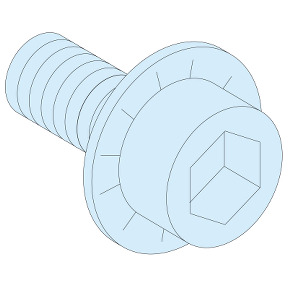 20 tornillos M6 5 12 mm para juego de barras Powerclip ref. 4158 Schneider Electric [PLAZO 3-6 SEMANAS]