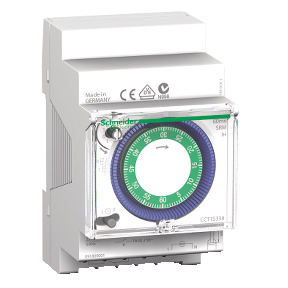 Acti 9 - IH - Interruptor horario analógico - 60 min ref. CCT15338 Schneider Electric [PLAZO 3-6 SEMANAS]