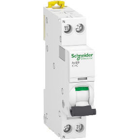 Acti9 iC40 - interruptor automático - 1P+N - 10A - Curva B - 4500A/6kA ref. A9P42610 Schneider Electric [PLAZO 3-6 SEMANAS]