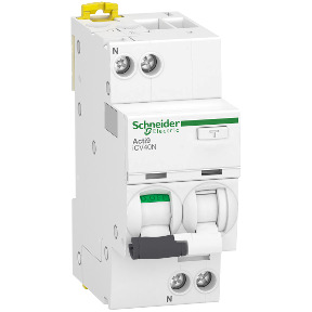 Acti9 iCV40N - disjuntor diferencial - 1P+N - 10A - C - 6000A - 300mA -  A-SI ref. A9DF7610 Schneider Electric [PLAZO 3-6 SEMANA