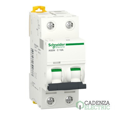 Compra Acti9 iK60N - Interruptor magnetotérmico - 2P - 10A - Curva C - 6kA ref. A9K17210 Schneider Electric al mejor precio | Cadenza Electric
