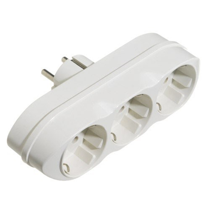 comprar Adaptador 3 Tomas 16 A. 250 V. Schuko  precio 4,69 €