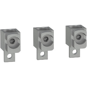 aluminium bare cable connectors, Compact NSX, for 1 cable 120 mm² to 240 mm², 250 A, set of 3 parts ref. LV429244 Schneider Elec