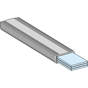 Barra flexible aislada 24x5 mm2 250 A, longitud 1.800 mm ref. 4746 Schneider Electric [PLAZO 3-6 SEMANAS]