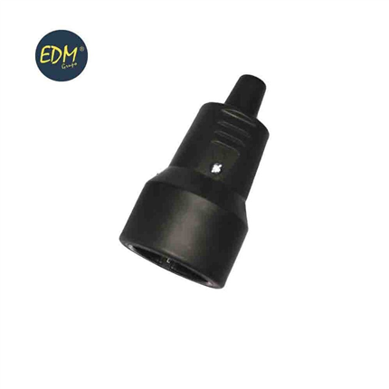 comprar BASE AEREA GOMA 10/16 A 250 V NEGRA ENVASADA EDM  precio 3,29