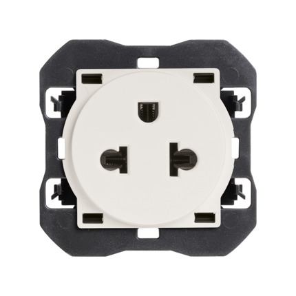 Comprar Base de enchufe euroamericana Simon ref. 20000439-090 al mejor precio | Cadenza Elecric