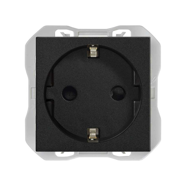 Base de enchufe Schuko emborn. Rapido Simon ref. 20000472-098