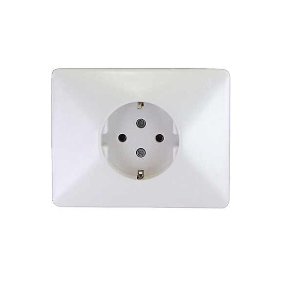 BASE ENCHUFE SCHUKO 2P+TT 25A 380V BLANCO Simon ref. 48453-31