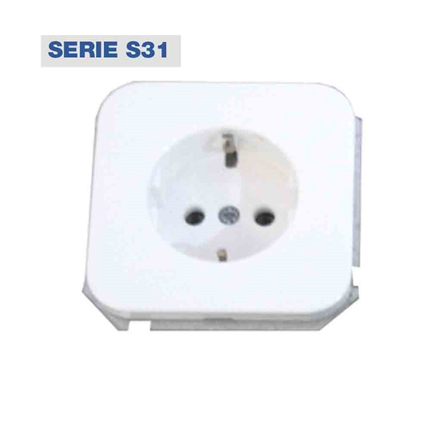 comprar BASE ENCHUFE T/TL S-31 BLANCO NIEVE ENVASADA  precio 9,65 €