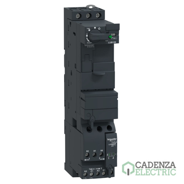 Base inversora, TeSys U, 3P, 12A/690V, bobina 24V CA ref. LU2B12B Schneider Electric