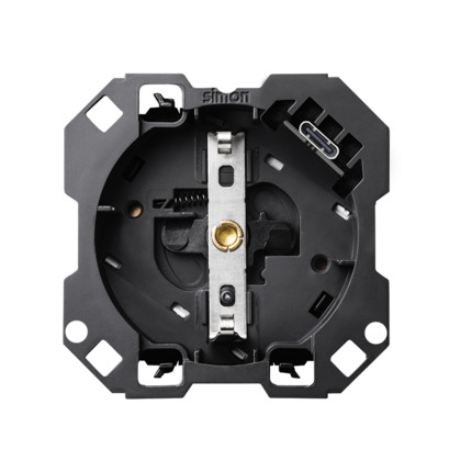 Comprar Base schuko con cargador USB C Simon ref. 10011432-039 al mejor precio | Cadenza Elecric