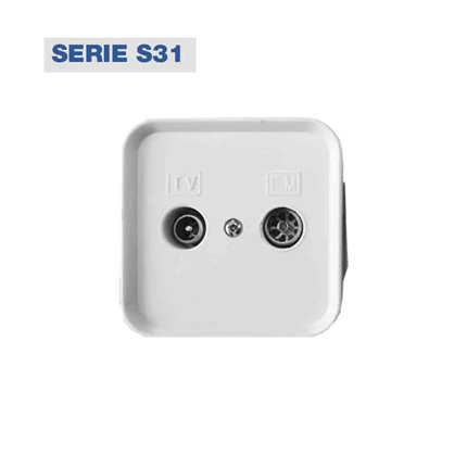 comprar BASE TV 2 TOMAS  BLANCO NIEVE INTERMEDIA  precio 17,79 €