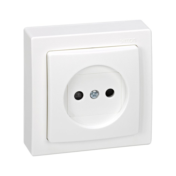 B.BIPOLAR MONOBLOC BLANCA CON OBTURADOR Simon ref. 73431-50