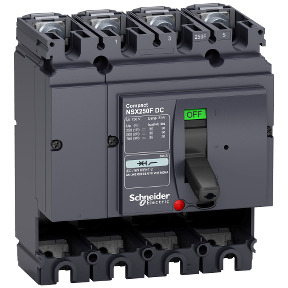 Bloque de corte Compact NSX250F DC - 250 A - 4 polos - fijo ref. LV438208 Schneider Electric [PLAZO 3-6 SEMANAS]