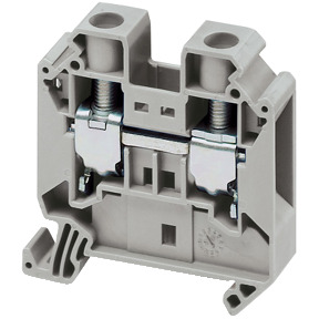 Bloque de terminales de paso - 16 mm² 76 A nivel único 1x1 tornillo - gris ref. NSYTRV162 Schneider Electric [PLAZO 3-6 SEMANAS]