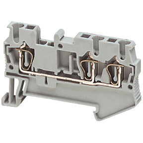 Bloque de terminales de paso - 2,5 mm² 24 A nivel único 1x2 resorte - naranja ref. NSYTRR23AR Schneider Electric [PLAZO 8-15 DIA