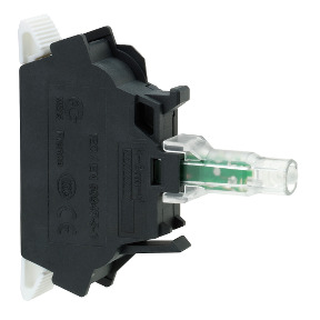 Bloque luminoso blanco led integrado 12V para cabeza ø 22 borna resorte ref. ZBVJ15 Schneider Electric [PLAZO 3-6 SEMANAS]