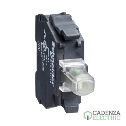 Compra Bloque luminoso led 24..120 ac/dc azul ref. ZBVBG6 Schneider Electric al mejor precio | Cadenza Electric