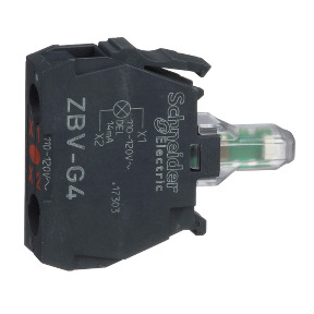 Bloque luminoso rojo led integrado 110….120V para cabeza ø 22 borna resorte ref. ZBVG4 Schneider Electric [PLAZO 3-6 SEMANAS]