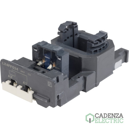 Compra bobina LX4-F - TeSys F - 24VCC para contactor F115/F150 ref. LX4FF024 Schneider Electric al mejor precio | Cadenza Electric