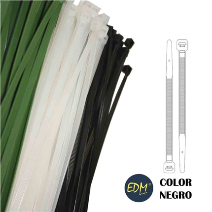 comprar BRIDAS NEGRAS 100x2,5 mm(BOLSA 100 UNI)  precio 0,88 €