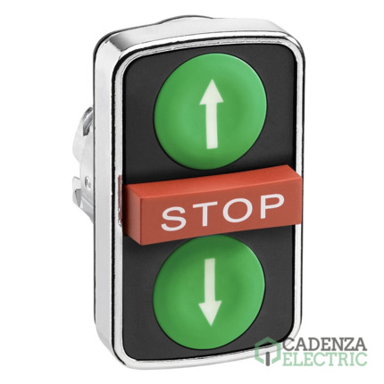 Compra CAB PULS TRIPLE VER-STOP-VER IP66 ref. ZB4BA73134 Schneider Electric al mejor precio | Cadenza Electric