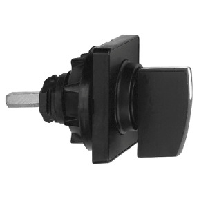 cabeza mando 45 x 45 mm - negro - maneta negro - en blanco para grabado ref. KAC1H Schneider Electric [PLAZO 3-6 SEMANAS]