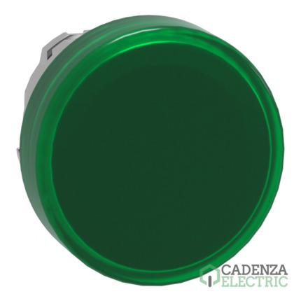 Compra Cabeza piloto luminoso led verde insertar etiqueta ref. ZB4BV033E Schneider Electric al mejor precio | Cadenza Electric