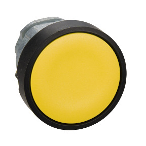 Cabeza pulsador amarillo ø 22 ref. ZB4BA57 Schneider Electric