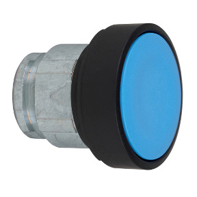 Cabeza pulsador azul ø 22 ZB4BA67 Schneider Precio 54% Desc.