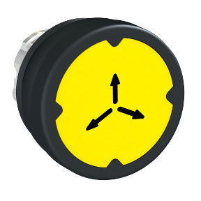 Cabeza pulsador entornos severos - amarillo - con marcaje ref. ZB4BC58009 Schneider Electric [PLAZO 8-15 DIAS]