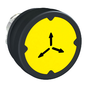 Cabeza pulsador entornos severos - amarillo - con marcaje ref. ZB4BC58009 Schneider Electric [PLAZO 3-6 SEMANAS]