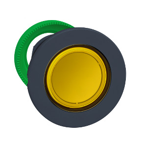 cabeza pulsador flush amarillo para inserción de etiqueta ref. ZB5FA58 Schneider Electric [PLAZO 3-6 SEMANAS]