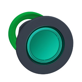 cabeza pulsador flush verde para inserción de etiqueta ref. ZB5FA38 Schneider Electric [PLAZO 3-6 SEMANAS]