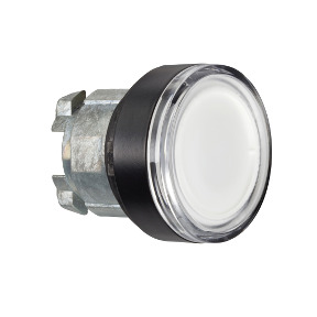 Cabeza pulsador luminoso blanco ø 22 para lámpara BA9s ref. ZB4BW317 Schneider Electric [PLAZO 3-6 SEMANAS]