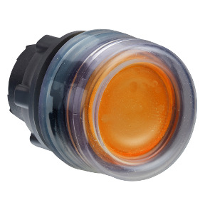 Cabeza pulsador luminoso con capuchón naranja ø 22 ref. ZB5AW553 Schneider Electric [PLAZO 3-6 SEMANAS]
