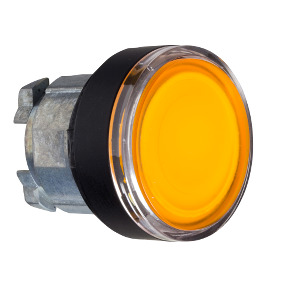 Cabeza pulsador luminoso naranja ø 22 para lámpara BA9s ref. ZB4BW357 Schneider Electric [PLAZO 3-6 SEMANAS]