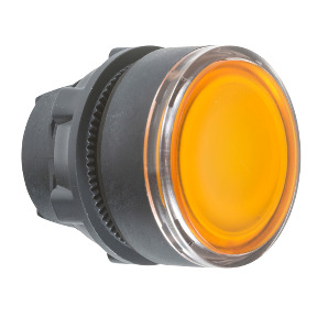 Cabeza pulsador luminoso naranja ø 22 para lámpara BA9s ref. ZB5AW35 Schneider Electric [PLAZO 3-6 SEMANAS]